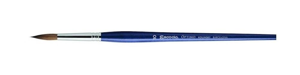 ESCODA ÓPTIMO PINCEL SERIE 2410 REDONDO EN PUNTA PELO MARTA KOLINSKY