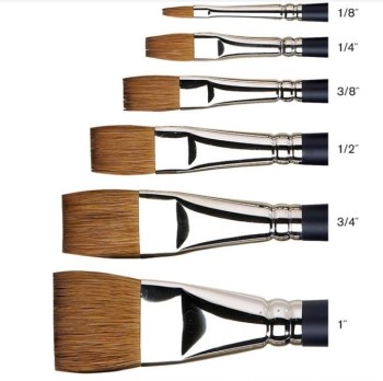 WINSOR & NEWTON PINCEL PLANO ONE STROKE MARTA KOLINSKY