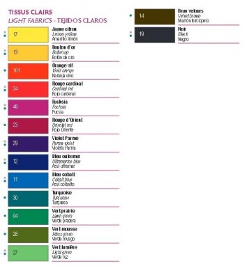 SETACOLOR TEJIDOS CLAROS COLORES CON ACABADO MATE 45 ML