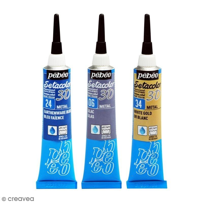 SETACOLOR 3D EFECTO METALICO 20 ML