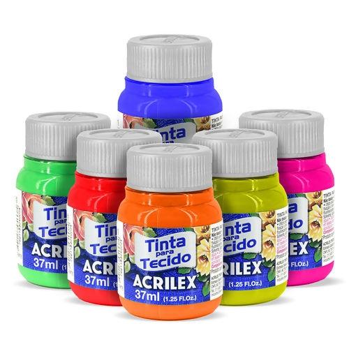 ACRILEX PINTURA DE TELA 37 ML FLUORESCENTE