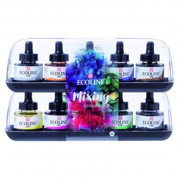 TALENS ECOLINE SET ACUARELA LÍQUIDA 10x30ML MIXING COLOURS