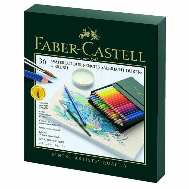 FABER-CASTELL ESTUCHE 36 LÁPICES ACUARELABLES Y PINCEL