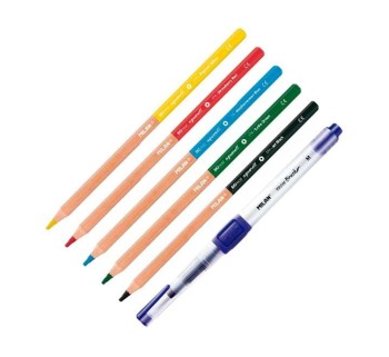 MILAN SET PINCEL DE AGUA + 5 LÁPICES ACUARELABLES
