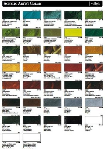 VALLEJO ACRÍLICO ARTIST COLOR TUBO 60ML