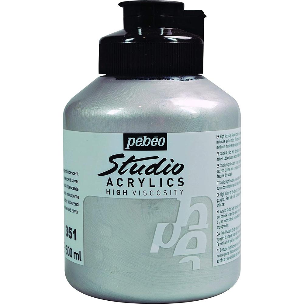 PEBEO ACRÍLICO STUDIO METÁLICO 500 ML