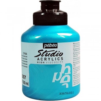 PEBEO ACRÍLICO STUDIO DYNA 500 MLAZUL VERDE IRISADO