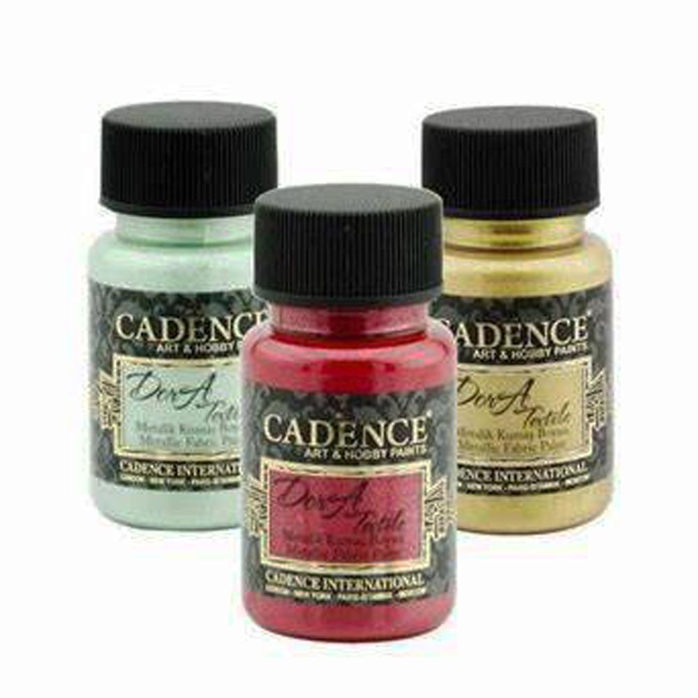 CADENCE PINTURA METALIZADA DORA TEXTIL 50 ML
