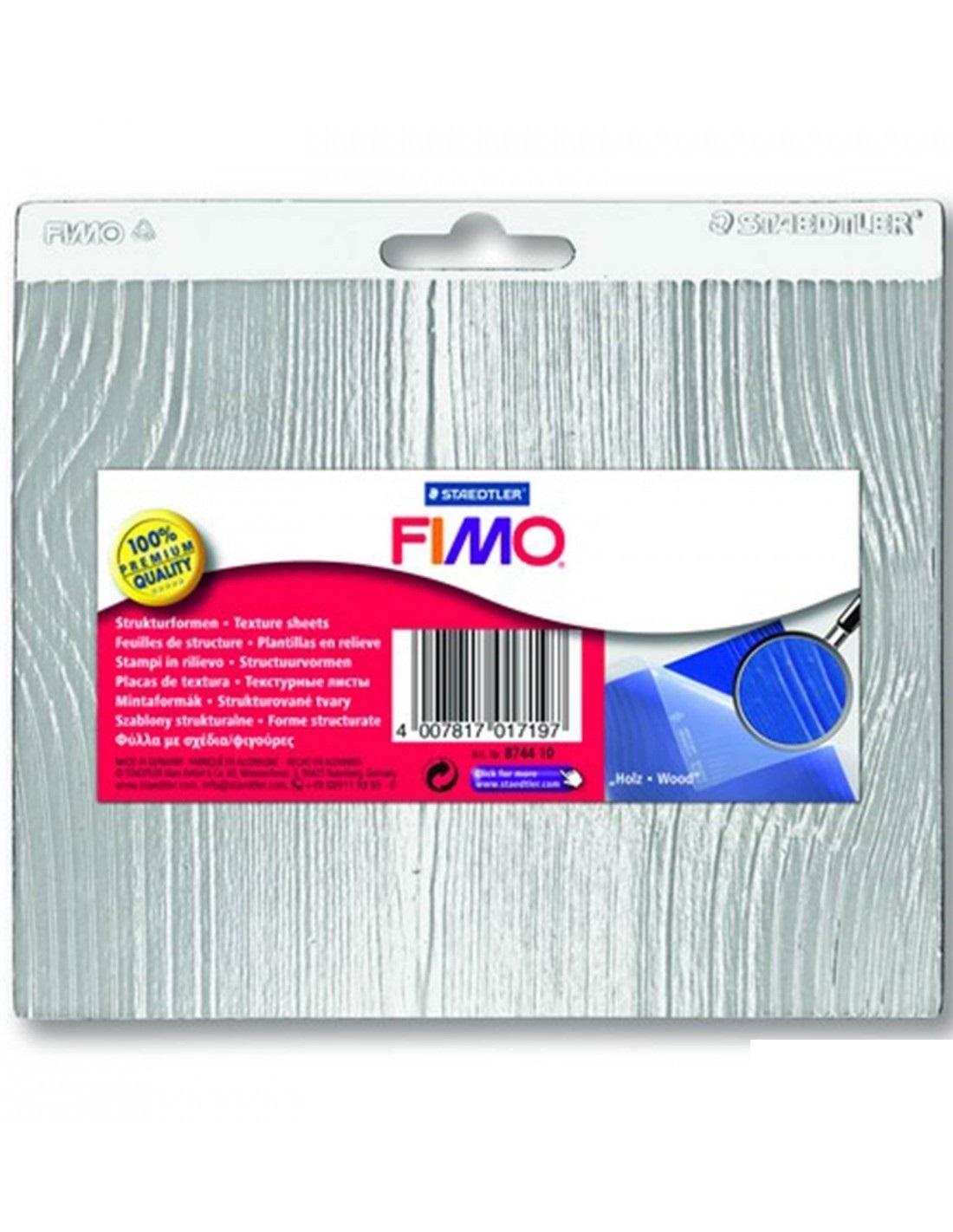 STAEDTLER FIMO HOJA TEXTURA MADERA