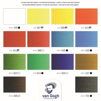 VAN GOGH CAJA DE ÓLEO INSPIRATION