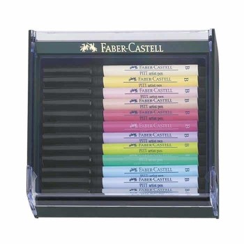 FABER-CASTELL ESTUCHE DE 12 ROTULADORES PITT ARTIST PEN