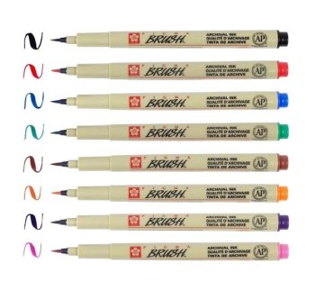 SAKURA PIGMA BRUSH ROTULADOR CON PUNTA DE PINCEL