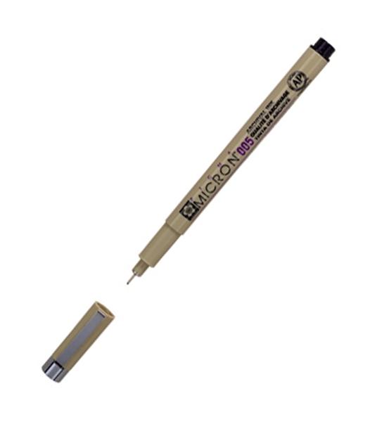 SAKURA ROTULADOR CALIBRADO PIGMA MICRON 005 PUNTA 0,2 MM