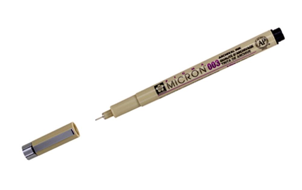 SAKURA ROTULADOR CALIBRADO PIGMA MICRON 003 PUNTA 0,15 MM
