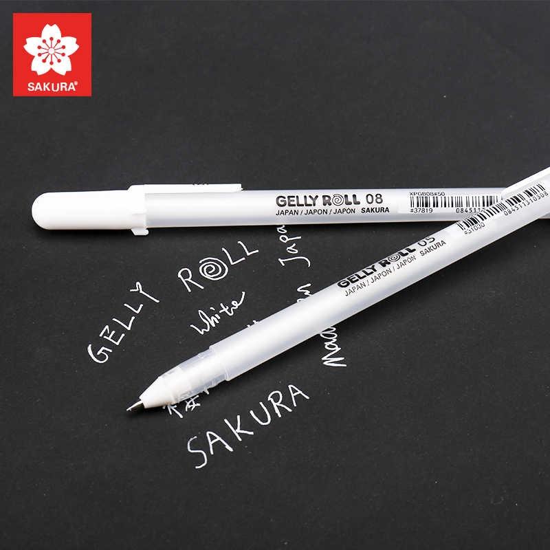 SAKURA GELLY ROLL BOLÍGRAFO DE TINTA DE GEL COLOR BLANCO