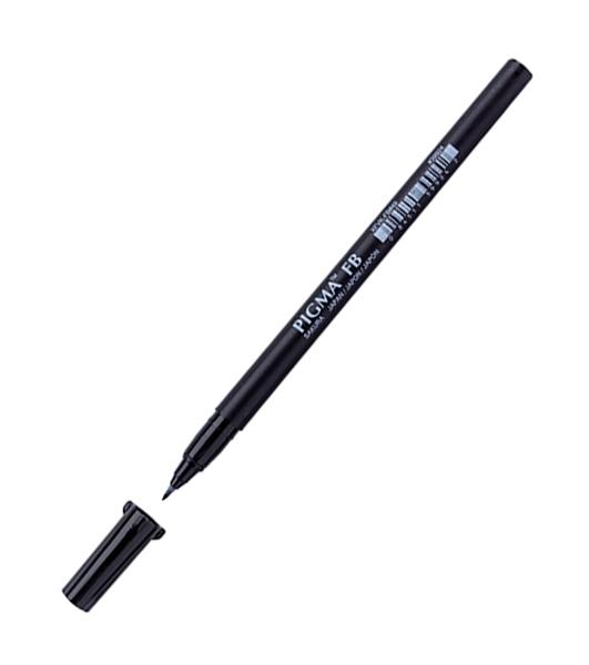 SAKURA PIGMA BRUSH PEN ROTULADOR PUNTA DE PINCEL NEGRO
