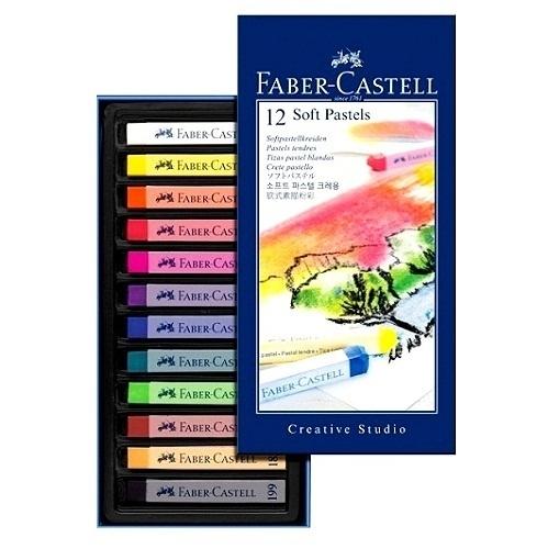FABER-CASTELL CAJA 12 TIZAS PASTEL