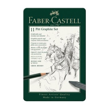 FABER-CASTELL ESTUCHE PITT MONOCHROME GRAFITO (VARIOS MODELOS)