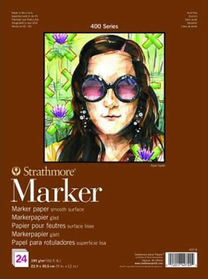 STRATHMORE MARKER BLOC PAPEL PARA ROTULADOR 24 HOJAS 190 G/M2