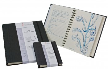 HAHNEMÜHLE SKETCH DIARY NEGRO - CUADERNO DE BOCETOS PARA ARTISTAS