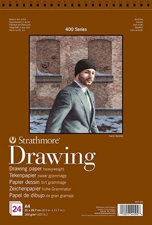 STRATHMORE BLOC DE DIBUJO 24 HOJAS 163 G/M2 SERIE 400
