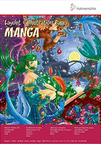 HAHNEMÜHLE BLOC MANGA 40 HOJAS A4