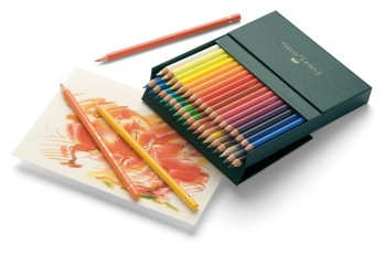 FABER-CASTELL ESTUCHE DE PIEL 36 LÁPICES POLYCHROMOS