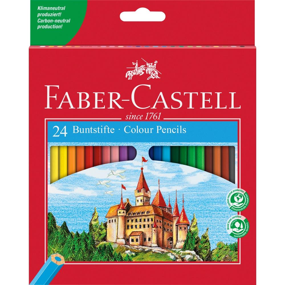 FABER-CASTELL CAJA  ECOLÁPICES DE COLORES
