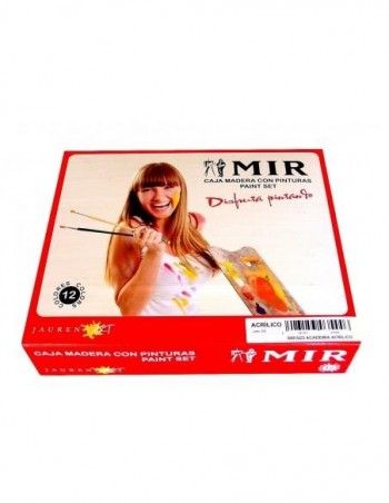 MIR CAJA DE MADERA ACRÍLICA 12X20 ML