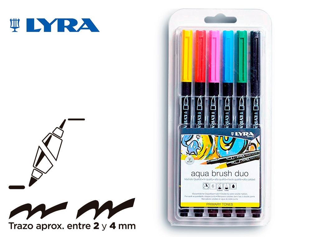 LYRA  AQUA BRUSH DUO SET 6 UNIDADES