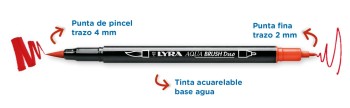 LYRA  AQUA BRUSH DUO SET 6 UNIDADES