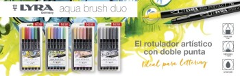 LYRA  AQUA BRUSH DUO SET 6 UNIDADES