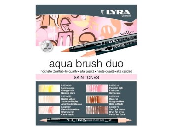 LYRA  AQUA BRUSH DUO SET 6 UNIDADES