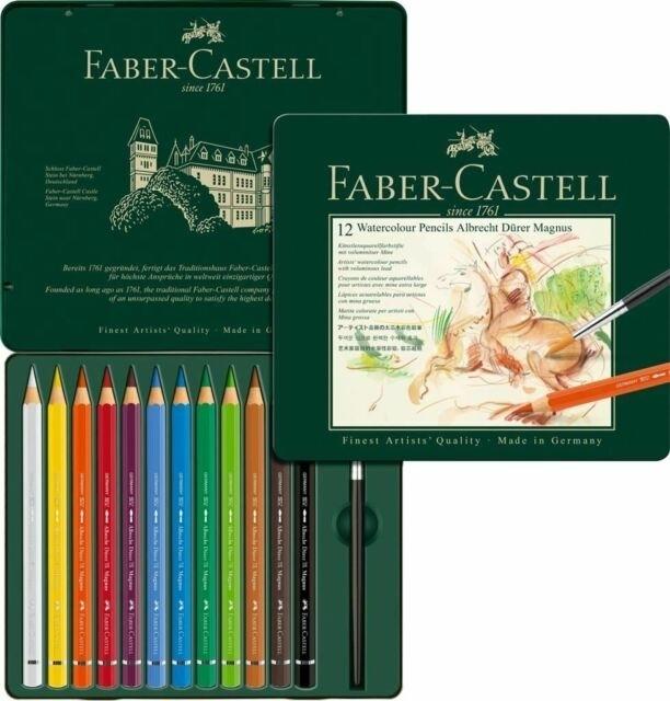 FABER-CASTELL CAJA METÁLICA 12 LÁPICES ACUARELABLES ALBRECHT DÜRER MAGNUS