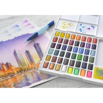 FABER-CASTELL CAJA ACUARELAS 48 UNIDS.