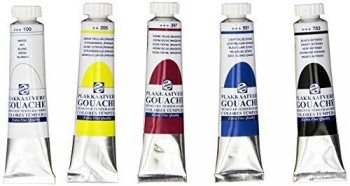 TALENS TÉMPERAS GOUACHE CAJA CARTÓN 5 TUBOS 20 ML