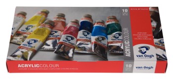 VAN GOGH ACRYLICS SET 10 TUBOS DE 40 ML