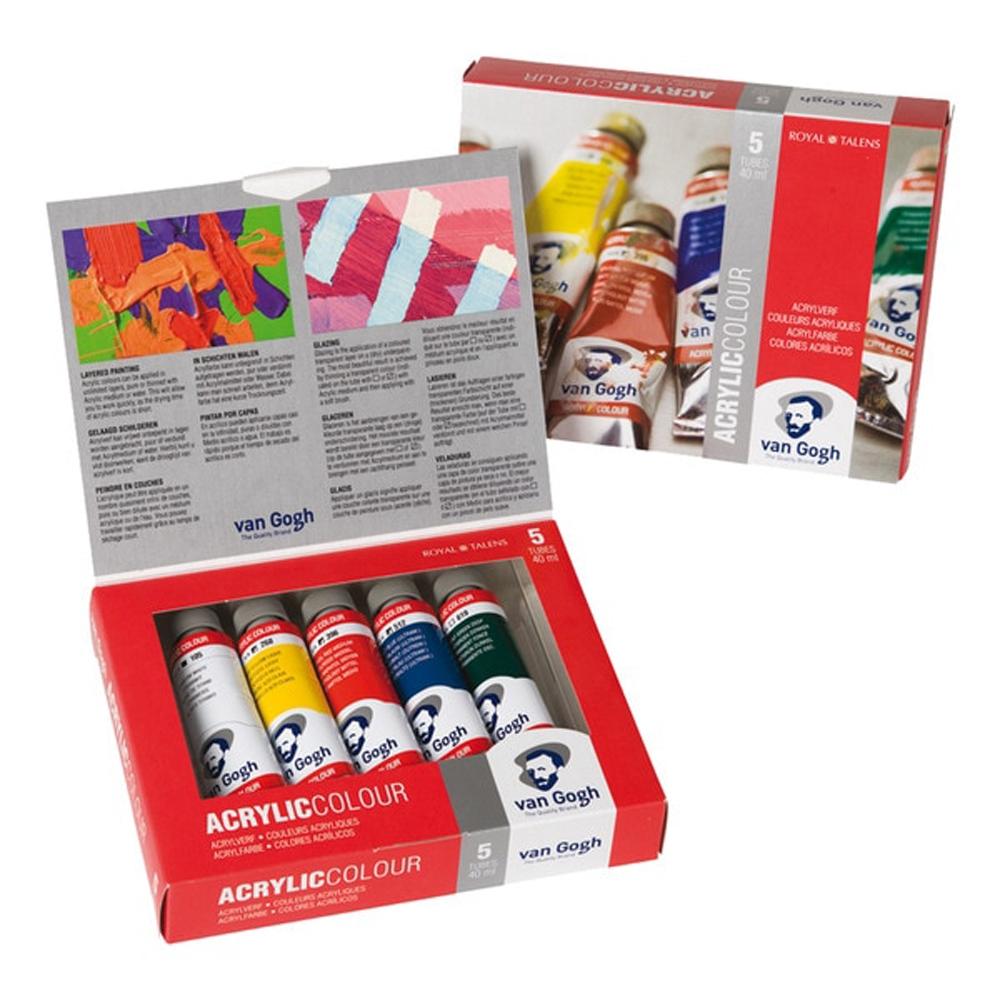 VAN GOGH SET ACRÍLICO 5 X 40 ML