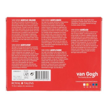 VAN GOGH SET ACRÍLICO 5 X 40 ML