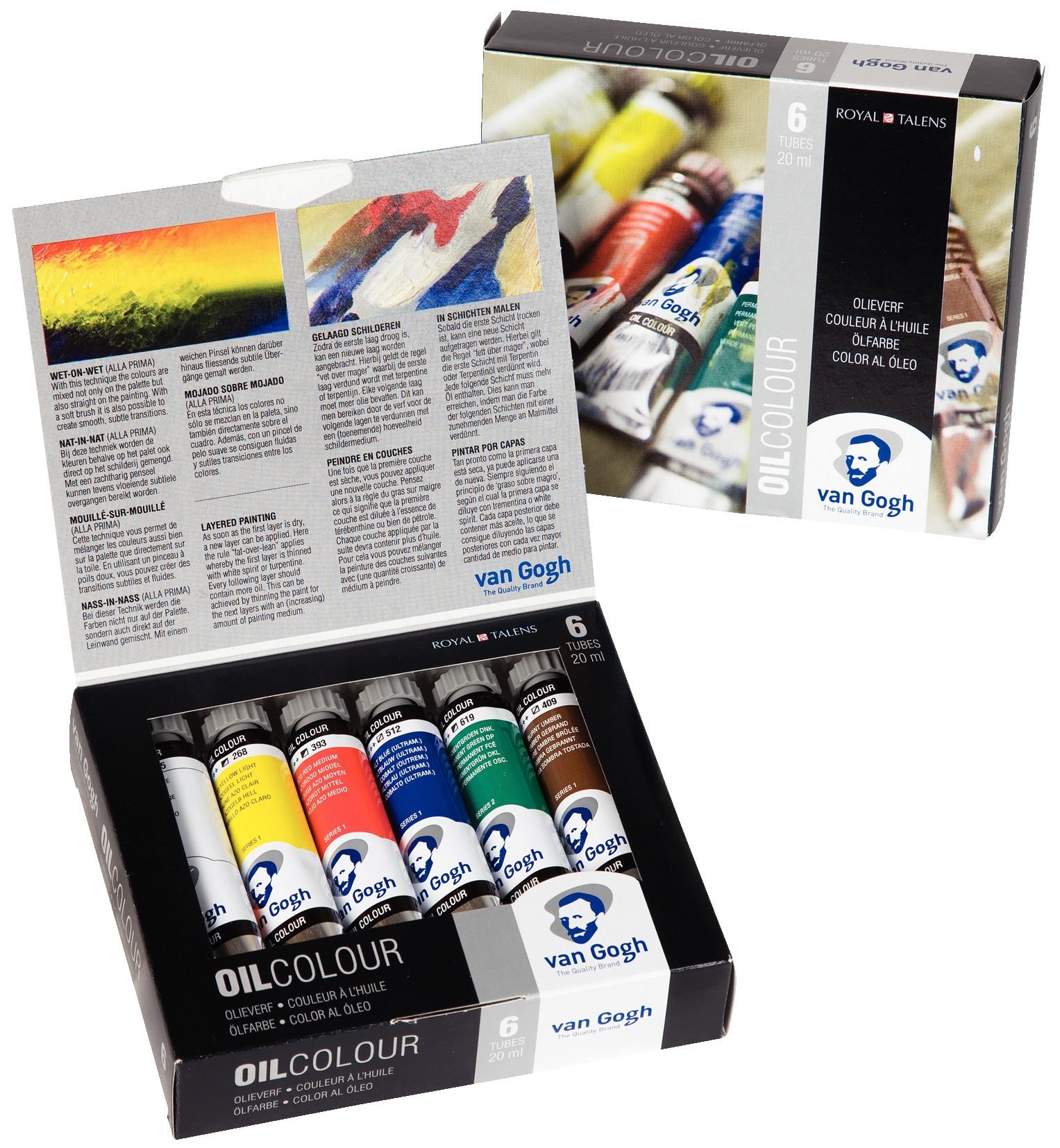 VAN GOGH SET ÓLEO 6 UDS. X 20 ML