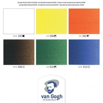 VAN GOGH SET ÓLEO 6 UDS. X 20 ML