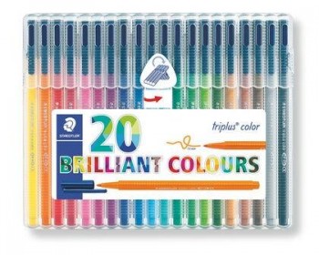 STAEDTLER ROTULADOR FINELINER TRIPLUS COLOR SET 20 UDS