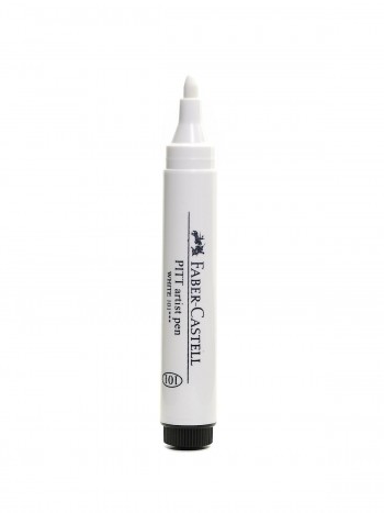 FABER-CASTELL ROTULADOR PITT ARTIST PEN 101 BLANCO 2.5MM