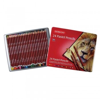 DERWENT LÁPIZ PASTEL SET CAJA METÁLICA