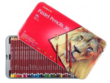 DERWENT LÁPIZ PASTEL SET CAJA METÁLICA