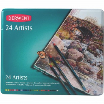 DERWENT CAJA METÁLICA DE LÁPICES ARTISTS (VARIOS MODELOS)
