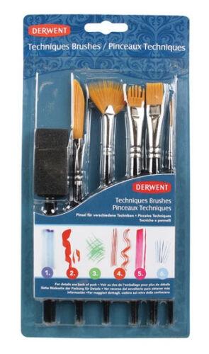 DERWENT SET PINCELES PARA DIFERENTES TÉCNICAS