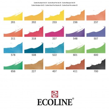 TALENS ECOLINE BRUSH PEN SETS