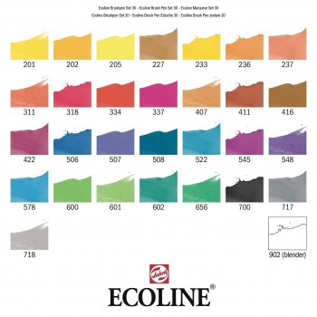 TALENS ECOLINE BRUSH PEN SETS