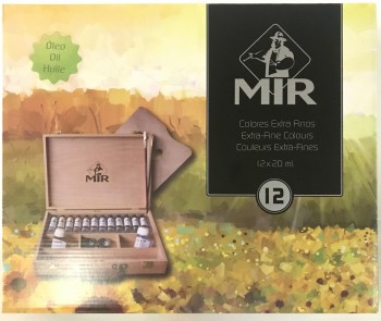 MIR CAJA DE MADERA ÓLEO EXTRAFINO 12X20 ML